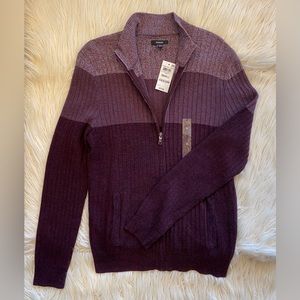 Alfani zip up sweater NWT Sz S